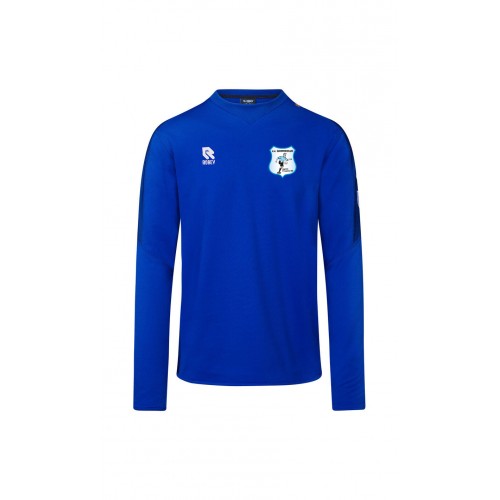 Ronde hals sweater (Unisex) blauw
