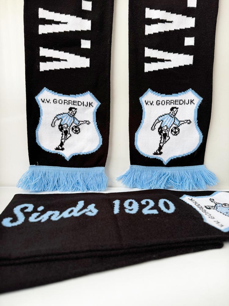 VV Gorredijk - Sjaal Zwart/Blauw