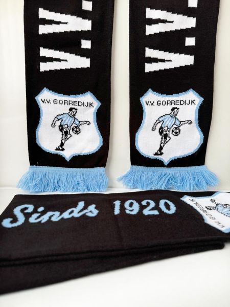 VV Gorredijk - Sjaal Zwart/Blauw
