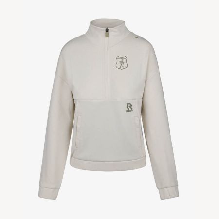 VV Gorredijk - Off pitch cotton half zip (Dames) Turtle dove