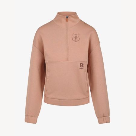 VV Gorredijk - Off pitch cotton half zip (Dames) italian clay