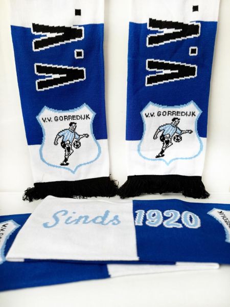 VV Gorredijk - Sjaal Blauw/wit