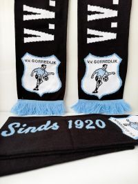 VV Gorredijk - Sjaal Zwart/Blauw